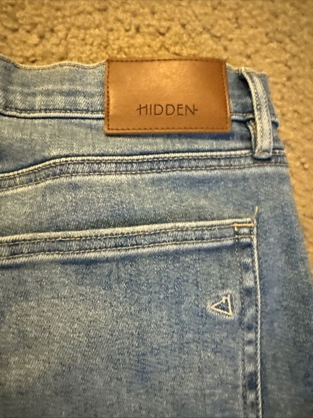 Hidden Womens Size 34 Blue Denim High Rise Jeans - Picture 14 of 15